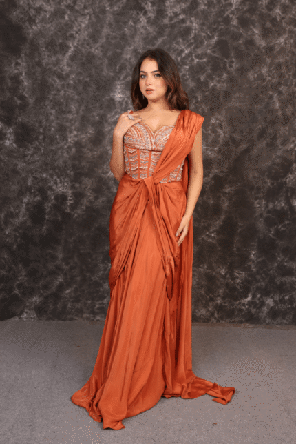 Corset Drape Dress