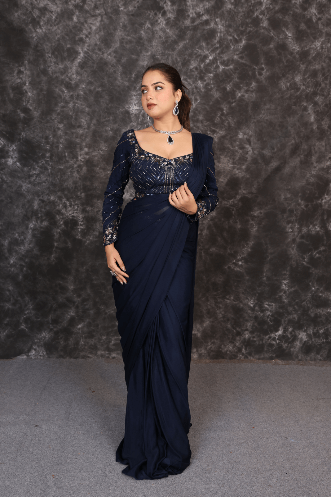 Designer Drape saree 1