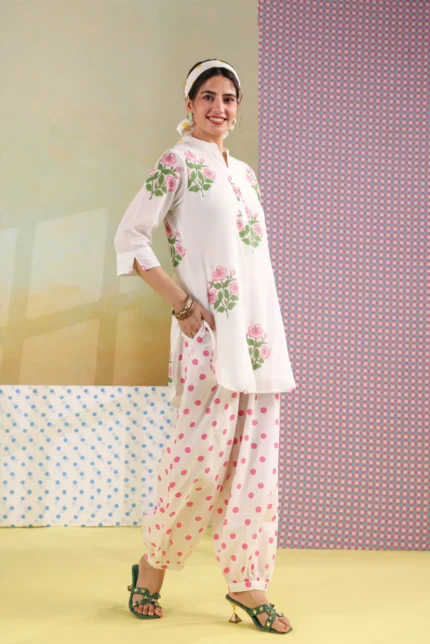 Short Kurti with Farsi Salwar